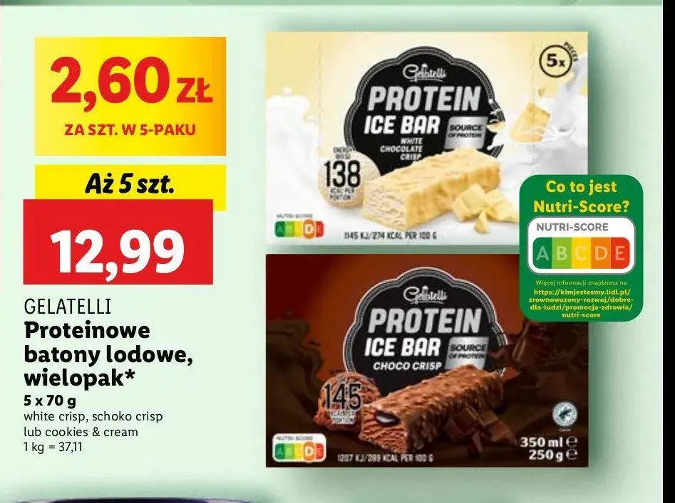 Zdjęcie Gdzie kupić lody proteinowe Gelatelli w Lidlu? Sprawdź teraz!