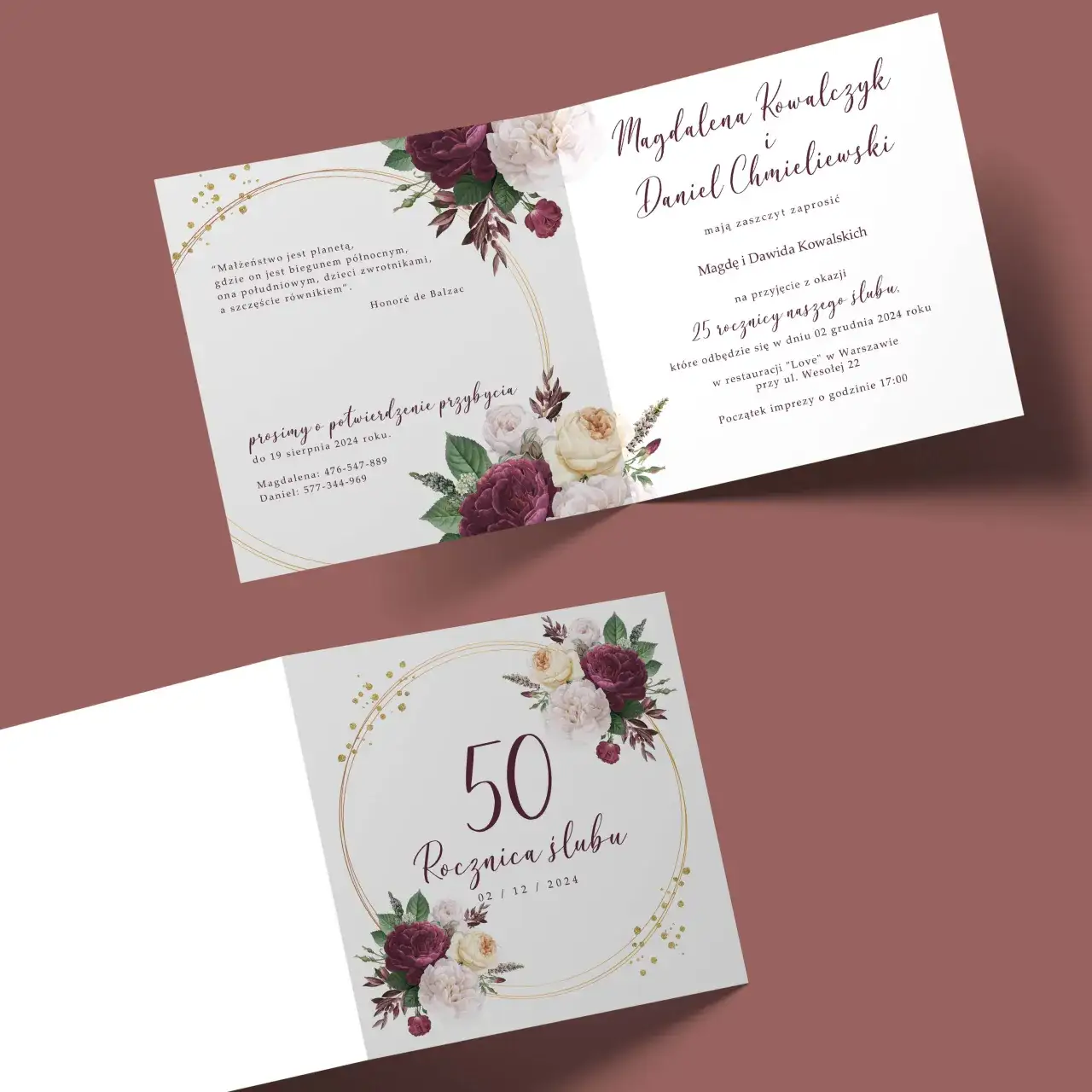 Zdjęcie Jak zrobić zaproszenie na rocznicę ślubu – proste sposoby i inspiracje