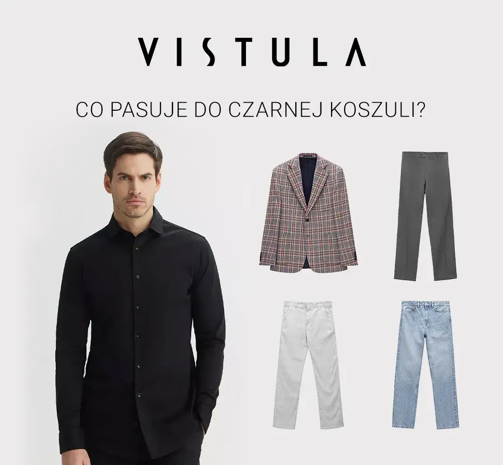 Zdjęcie Czarna koszula męska z czym nosić - najlepsze stylizacje na każdą okazję