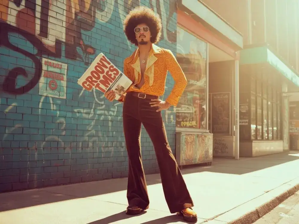 Zdjęcie Co było modne w latach 70 – odkryj ikony stylu i ich wpływ na modę