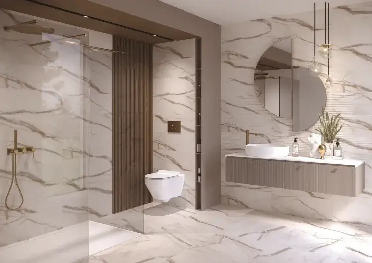 Zdjęcie Gres szkliwiony w łazience: zalety i zastosowanie - poradnik