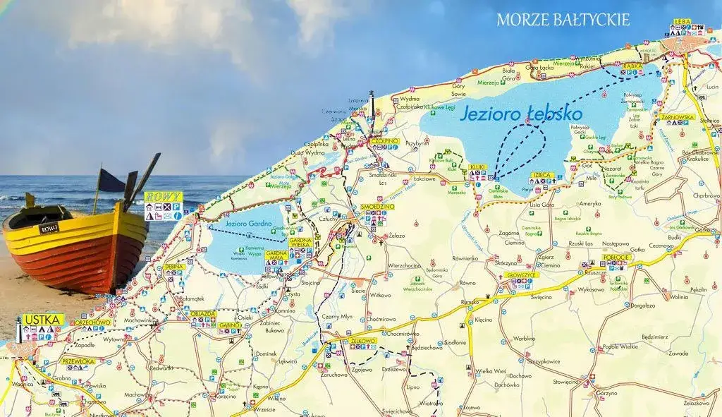 Zdjęcie Gdzie leżą Rowy? Odkryj tajemnice tej nadmorskiej miejscowości