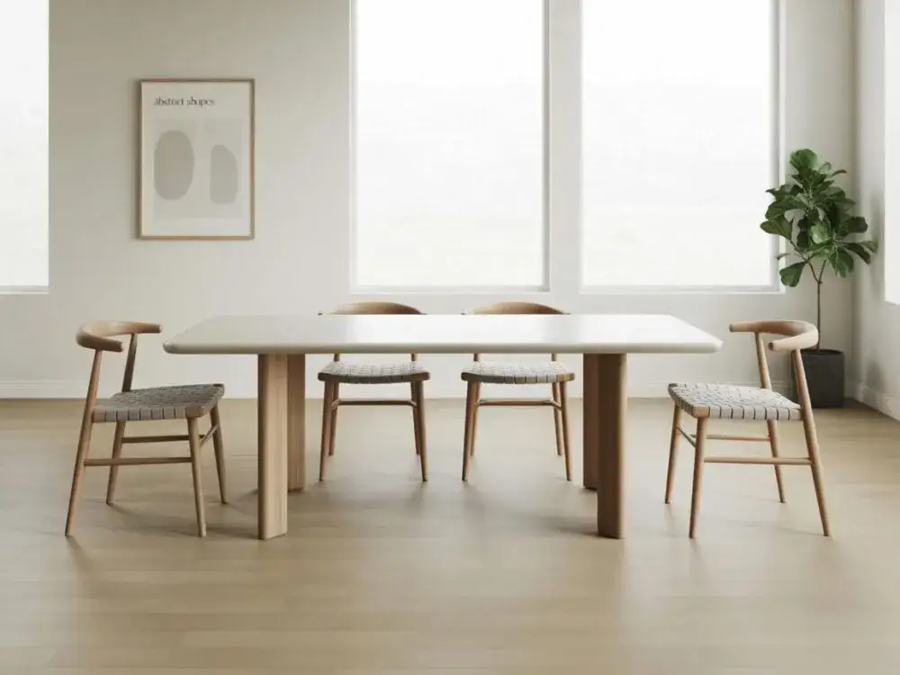 Zdjęcie Jakie krzesła do białego stołu – stwórz idealne wnętrze bez wysiłku
