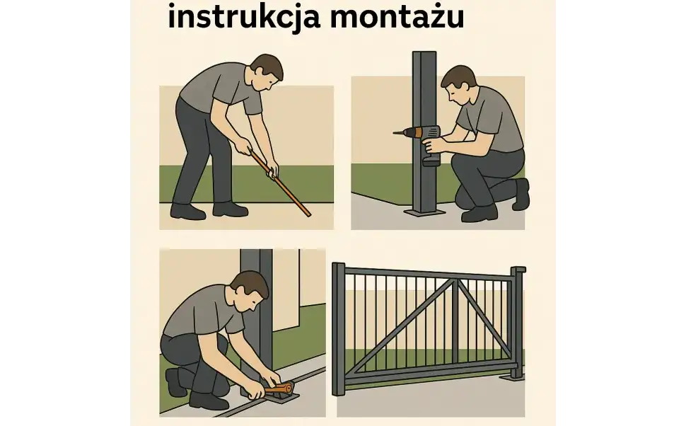 Zdjęcie Jaki fundament pod bramę przesuwną - uniknij kosztownych błędów