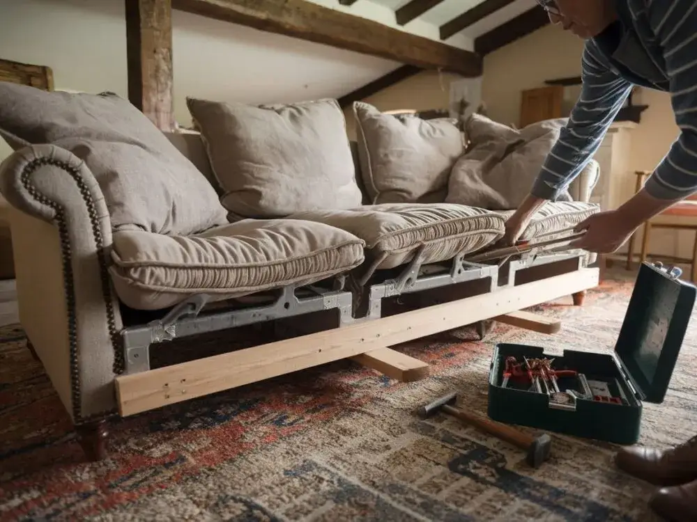 Zdjęcie Napraw kanapę DIY: poradnik, jak przywrócić komfort i sprężystość