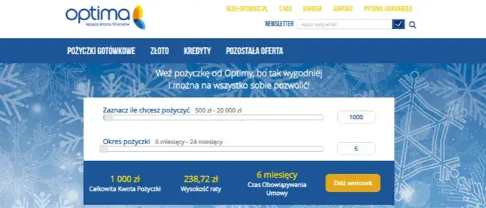 Zdjęcie Czy Optima udziela pożyczek? Sprawdź, dlaczego to już niemożliwe