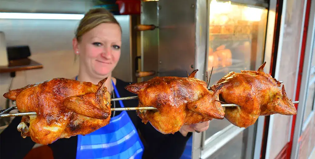 Zdjęcie Kurczak z rożna: Ceny 25-42 zł. Jak kupić tanio i zdrowo?