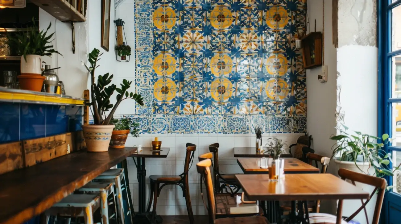 Zdjęcie Portugalskie kafle - oryginalna dekoracja wnętrza w domu