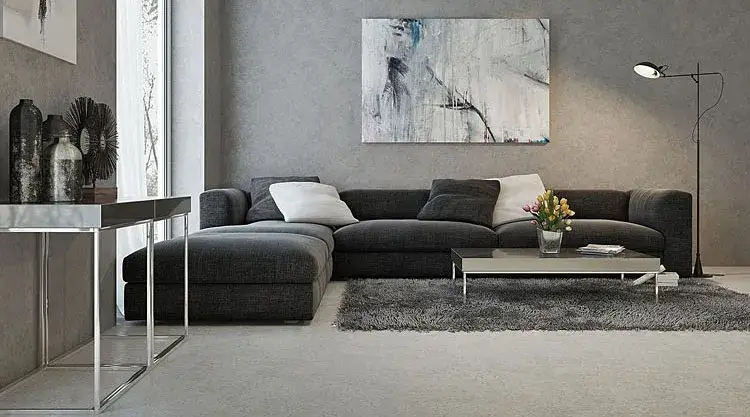 Zdjęcie Efektowna ściana w salonie: 7 pomysłów na stylową aranżację