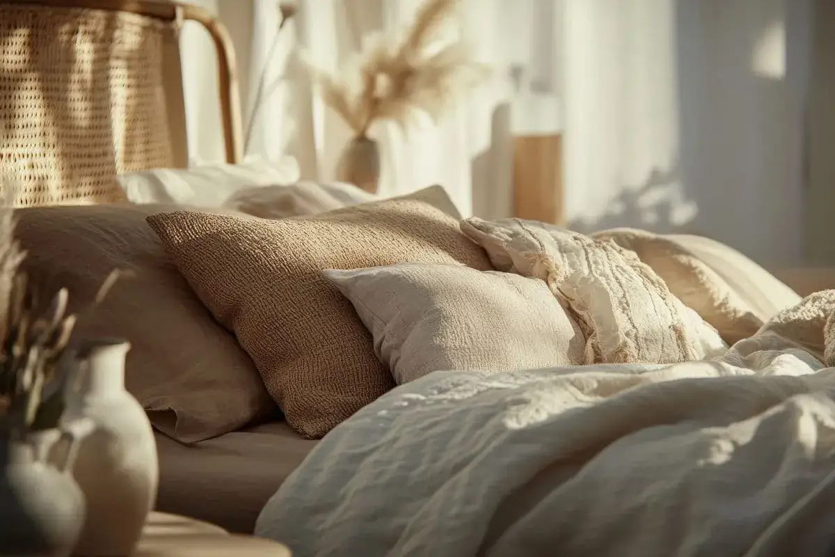 Zdjęcie Jak zrobić zagłówek do łóżka z poduszek - proste kroki i porady