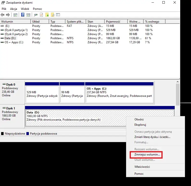 Zdjęcie Jak podzielić dysk na partycje w Windows 10 bez ryzyka utraty danych