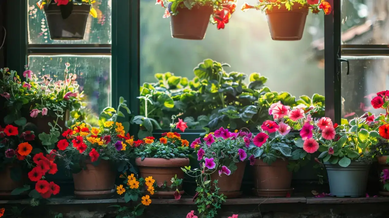 Zdjęcie Kwiaty na parapet zewnętrzny - Jakie wybrać do domu?