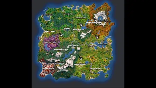 Zdjęcie Poznaj dokładną liczbę Forecast Towers w Fortnite: mapa i lokalizacje