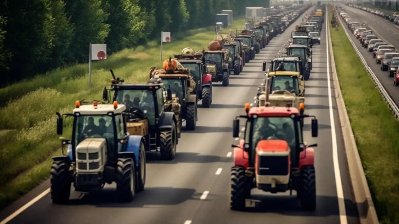 Protesty rolników we Francji: oblężenie Paryża i żądania.