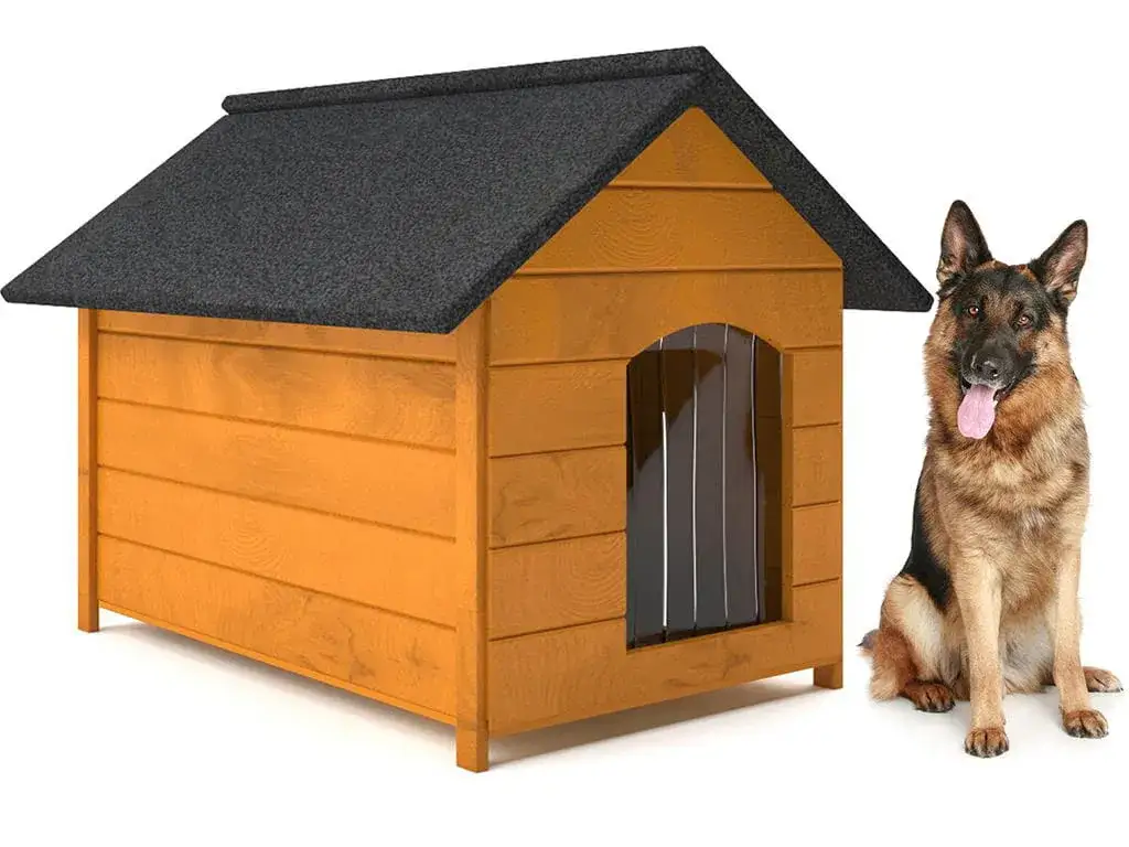 Zdjęcie Jaka buda dla psa owczarka niemieckiego - wymiary i parametry na komfort