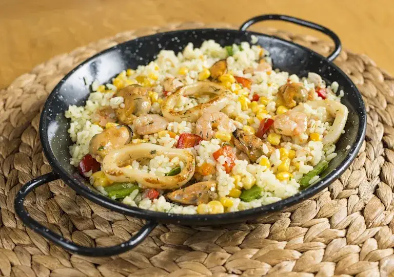 Zdjęcie Recette de risotto aux fruits de mer crémeux et savoureux à réaliser facilement