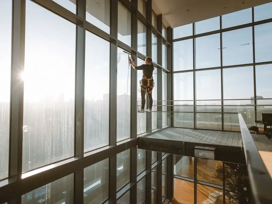 Zdjęcie Jak myć okna na antresoli: skuteczne metody i bezpieczeństwo pracy