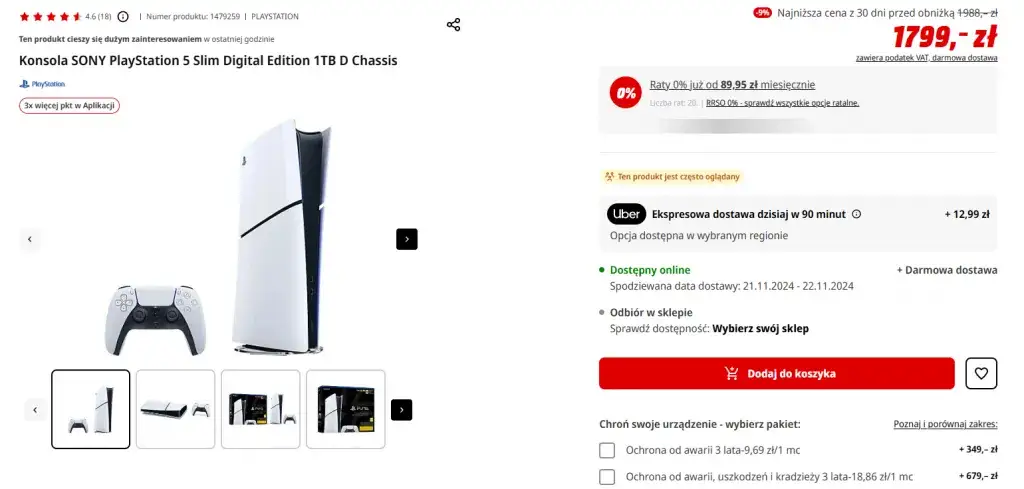 Zdjęcie Aktualne ceny PlayStation 5: porównanie wszystkich modeli i wersji konsoli