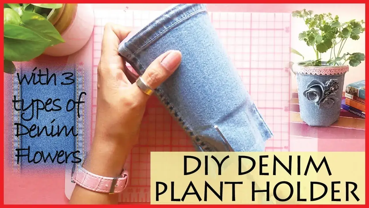 Zdjęcie Jak zrobić kwietnik z jeansów - prosta instrukcja na recycling i dekorację