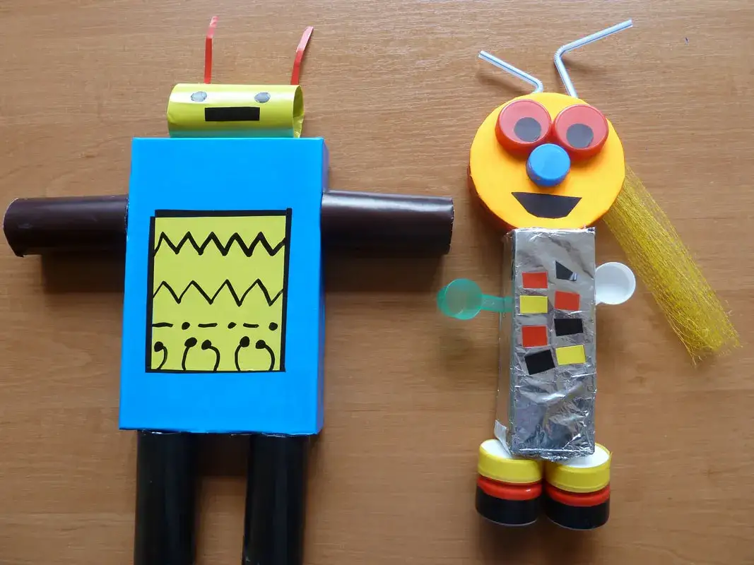 Zdjęcie Jak zrobić robota z recyklingu dla dzieci – prosty projekt edukacyjny krok po kroku