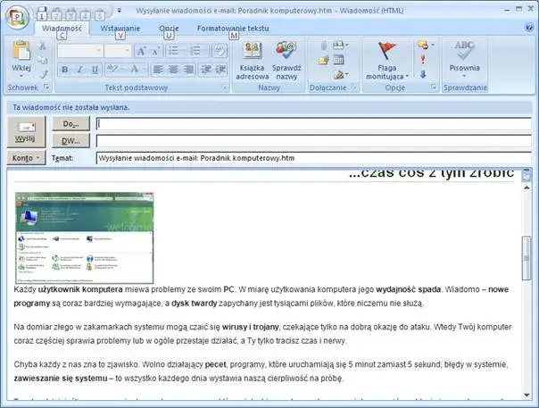Zdjęcie Jak wysłać stronę HTML mailem i uniknąć problemów z kompatybilnością