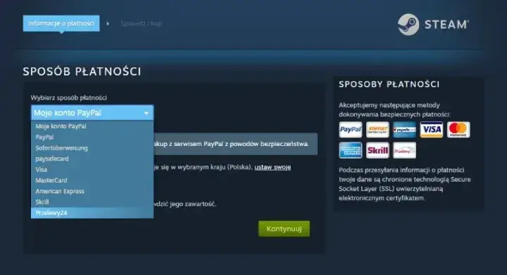 Zdjęcie Czy da się płacić blikiem na Steam? Oto, co musisz wiedzieć