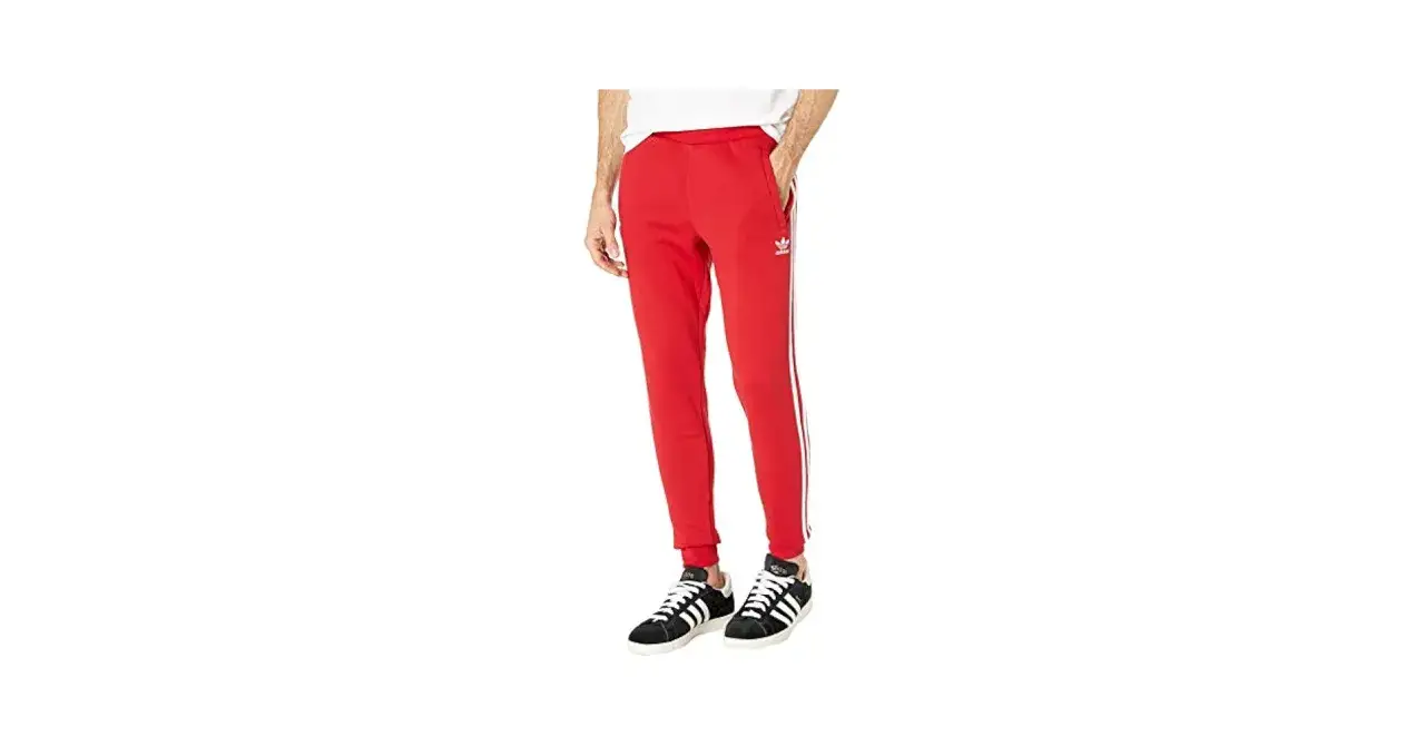 Zdjęcie Pantalon Adidas rojo: comodidad y estilo para tus entrenamientos deportivos
