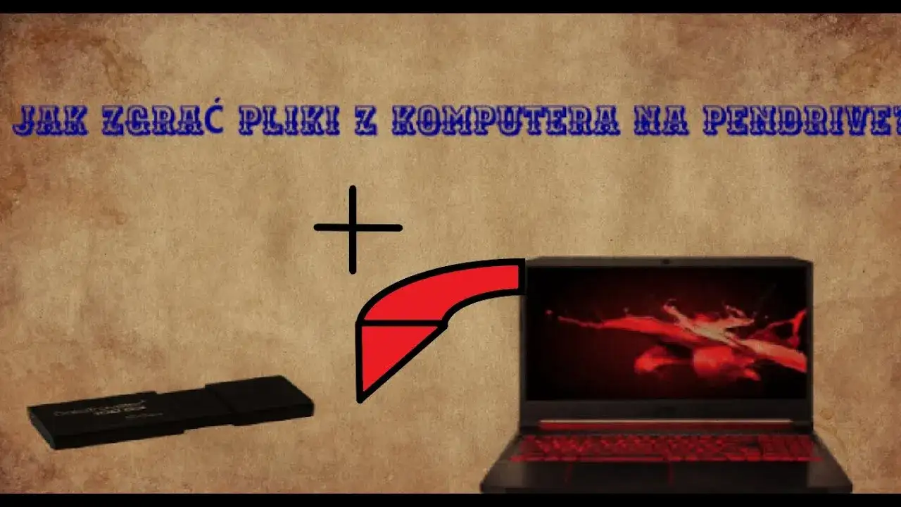 Zdjęcie Jak zgrać zdjęcia z laptopa na pendrive bez problemów i stresu