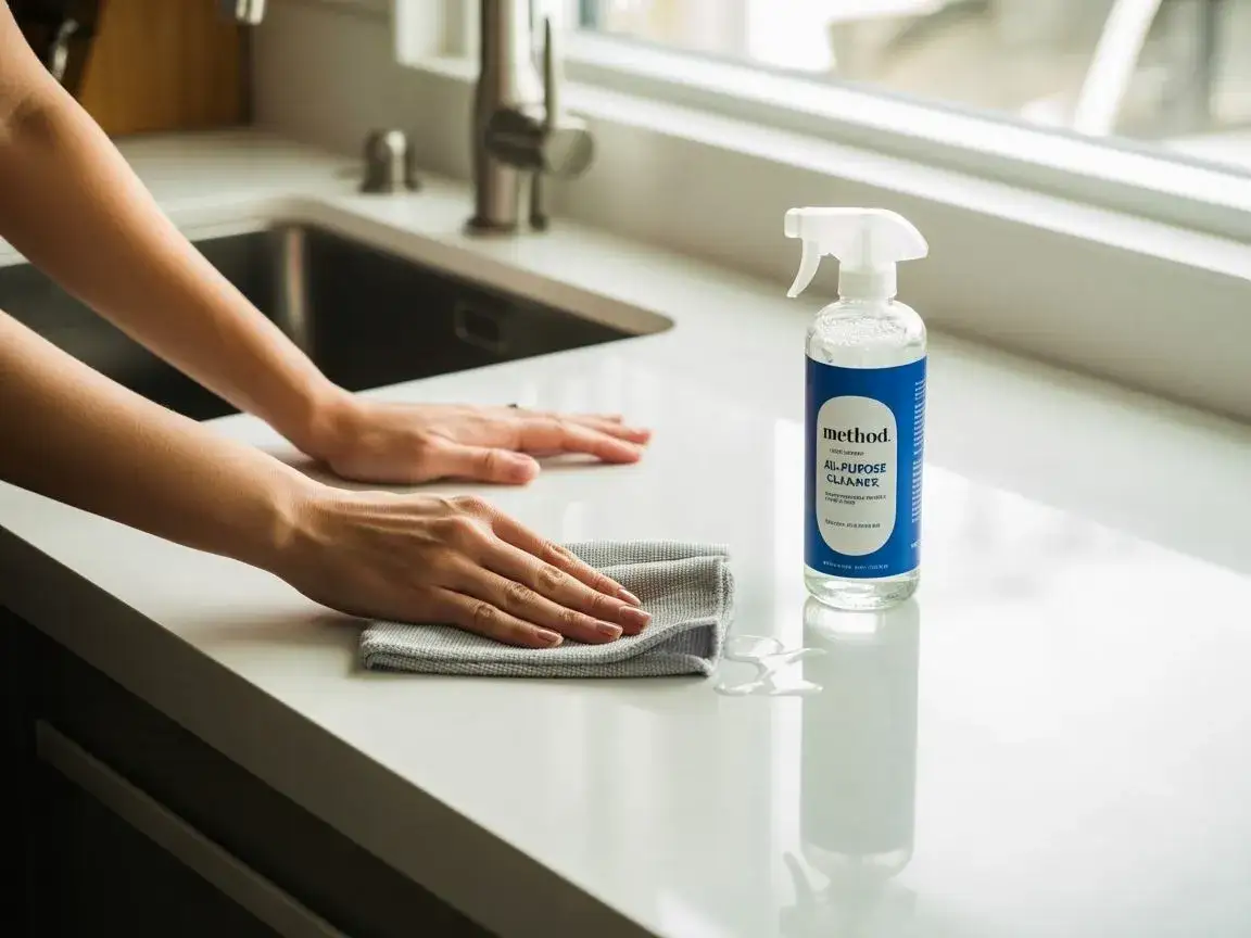 Zdjęcie Skuteczne sposoby na czyszczenie blatu kuchennego laminowanego bez uszkodzeń