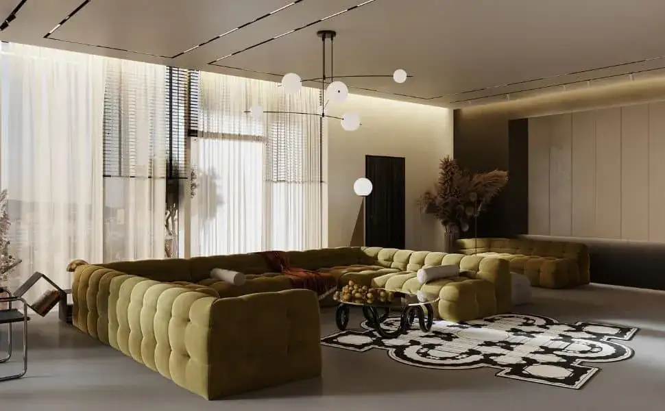 Zdjęcie Oświetlenie salonu: Jak wybrać idealne lampy i stworzyć nastr&oacute;j?