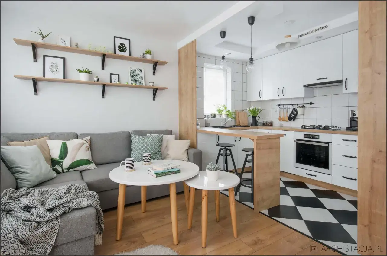 Zdjęcie Jak urządzić salon z kuchnią - 5 praktycznych pomysłów na aranżację