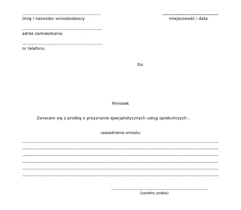 Zdjęcie Jak napisać wniosek o przyznanie opiekunki osoby starszej – krok po kroku