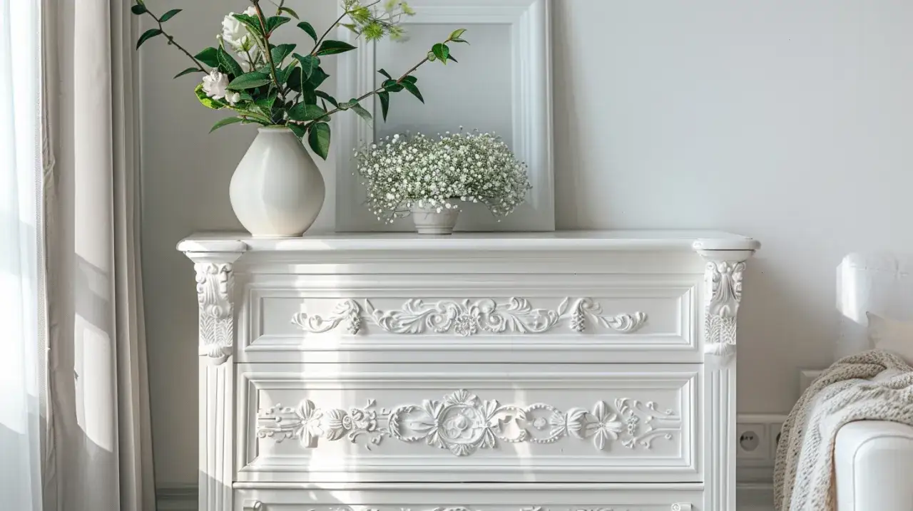 Zdjęcie Jak wybrać białą komodę z szufladami do salonu, by była funkcjonalna i stylowa?