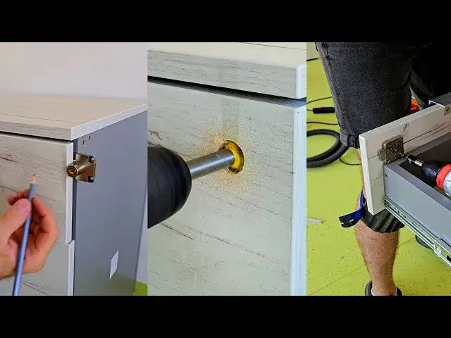 Zdjęcie Jak rozwiercić zamek w szafce i uniknąć uszkodzeń mebli