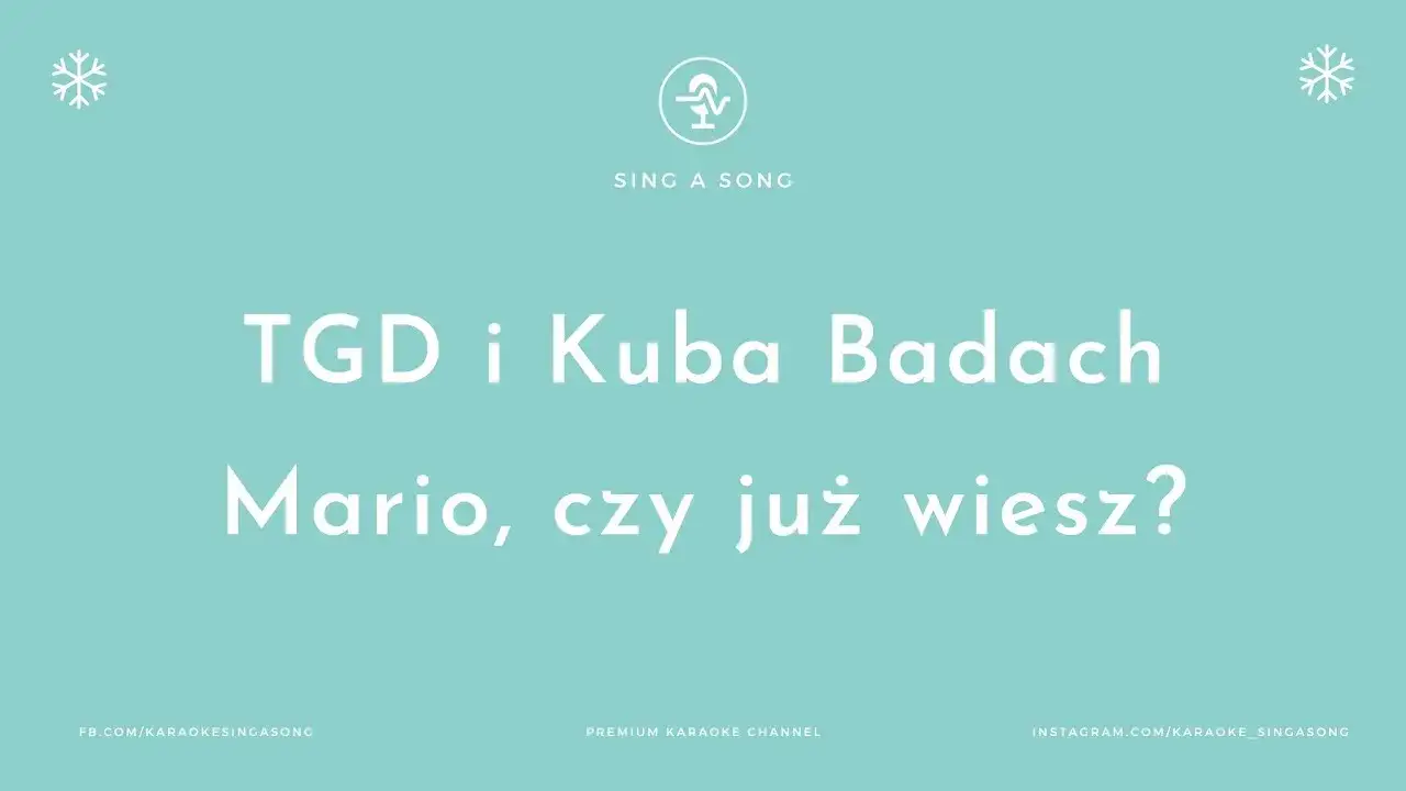 Zdjęcie Najlepsze podkłady muzyczne do piosenki Mario czy Ty wiesz