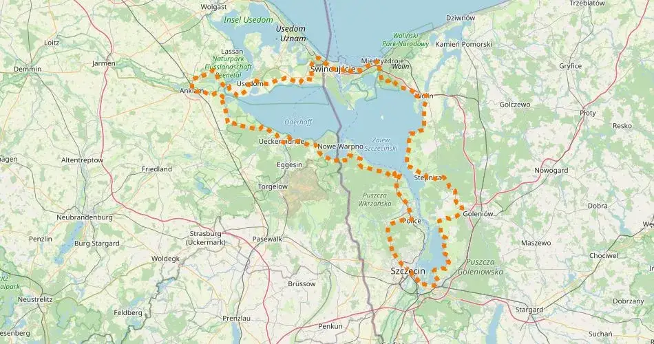Zdjęcie Najlepsze trasy rowerowe w Międzyzdrojach - mapa i szczegóły tras