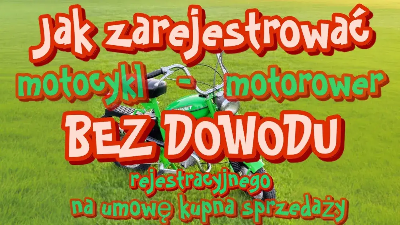 Zdjęcie Jak zarejestrować motorower bez dokumentów i uniknąć problemów?