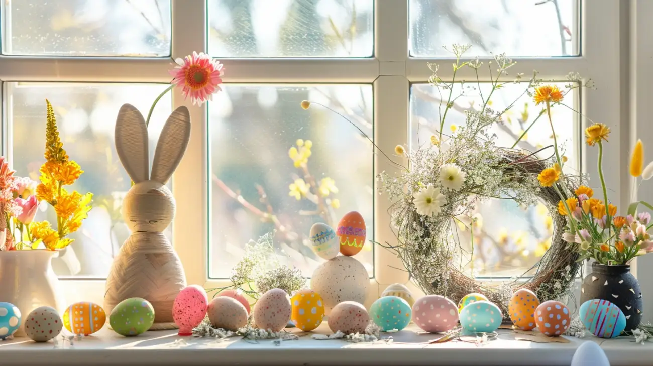 Zdjęcie Ozdoby wielkanocne na okna: 7 wiosennych inspiracji