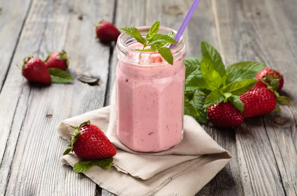 Zdjęcie Szybki i zdrowy koktajl truskawkowy w Thermomixie na lato