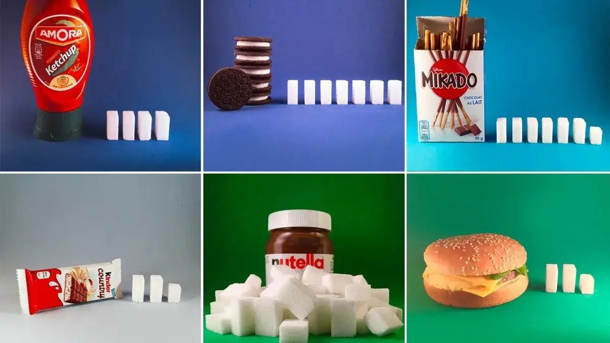 Zdjęcie Combien de calories dans un morceau de sucre ? Et les sucres cach&eacute;s ?