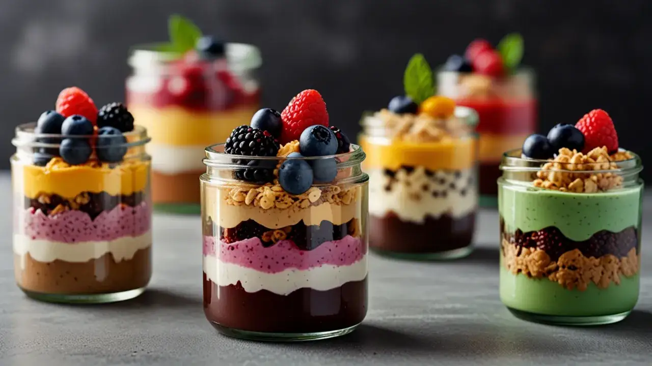 Zdjęcie Mini desery w słoiczkach: Pomysły na urocze i łatwe słodkości
