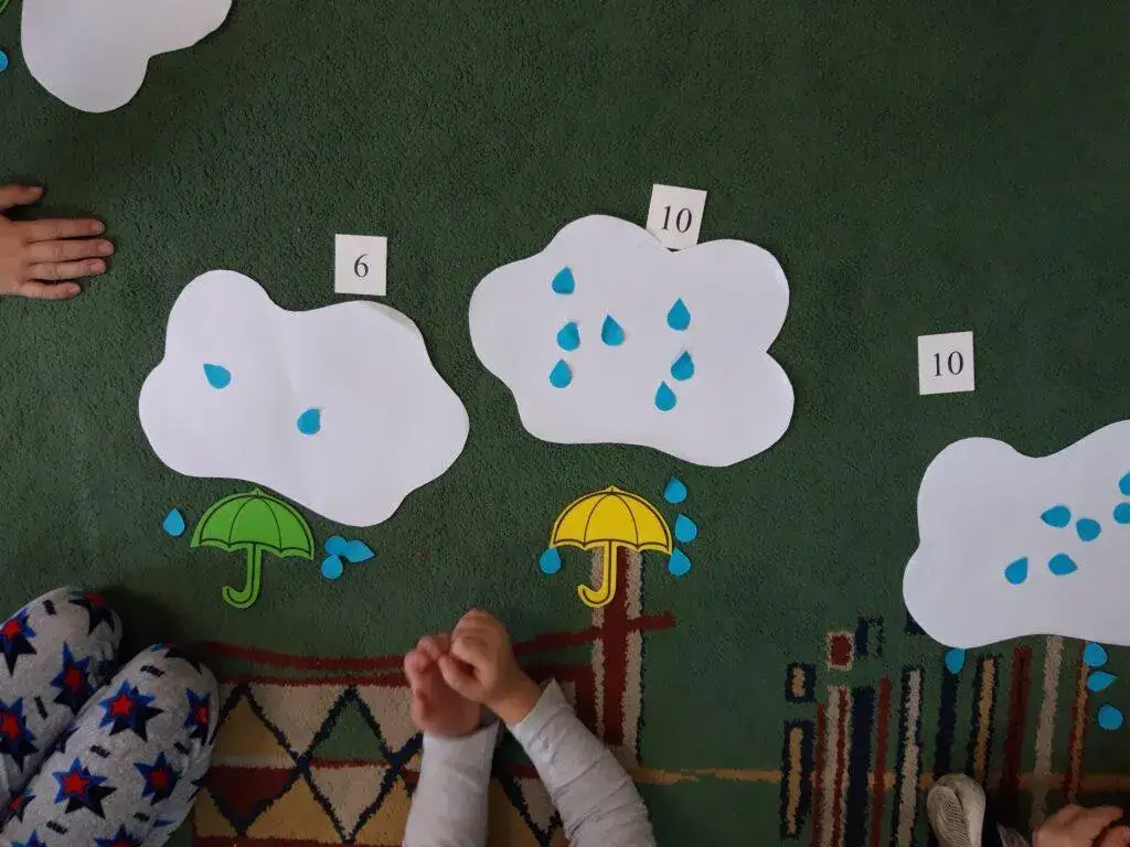 Zdjęcie Jak powstaje deszcz w przedszkolu – proste eksperymenty i zabawy