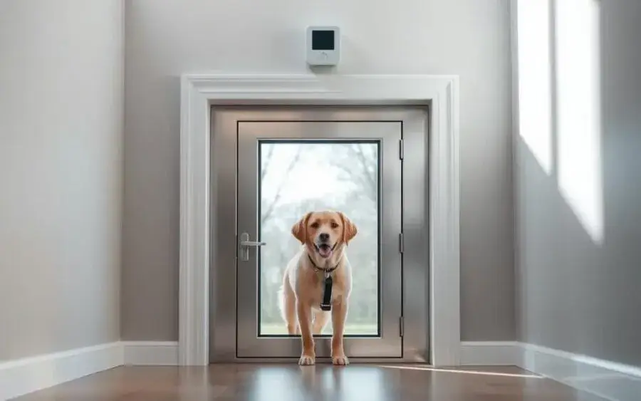 Zdjęcie Skuteczne sposoby na zabezpieczenie drzwi przed psem i ich zniszczeniem