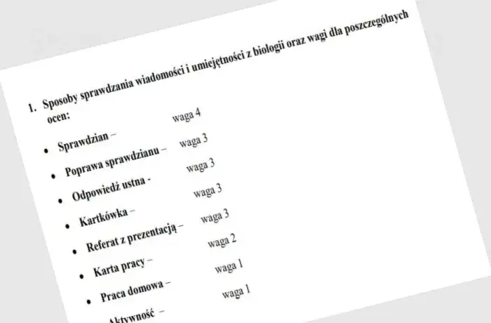 Zdjęcie Jaką wagę ma sprawdzian i jak wpływa na Twoje oceny w szkole