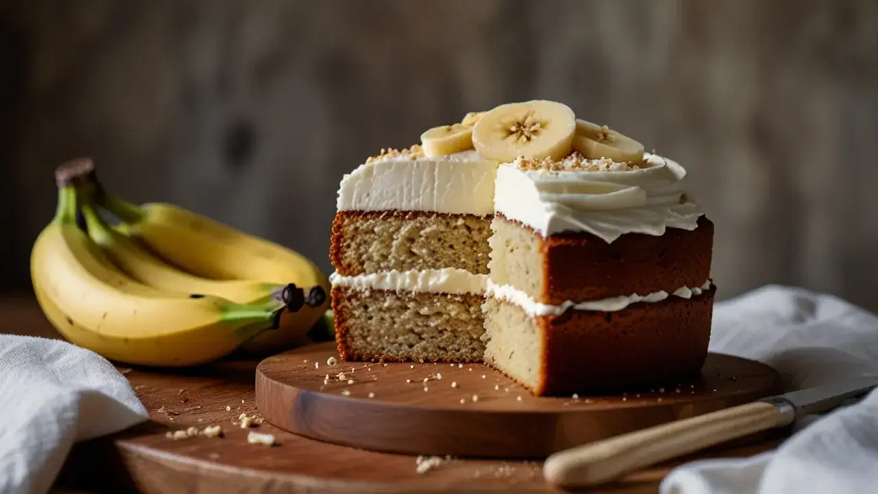 Zdjęcie Ciasto bananowe z mascarpone: Wyjątkowy smak w każdym kęsie