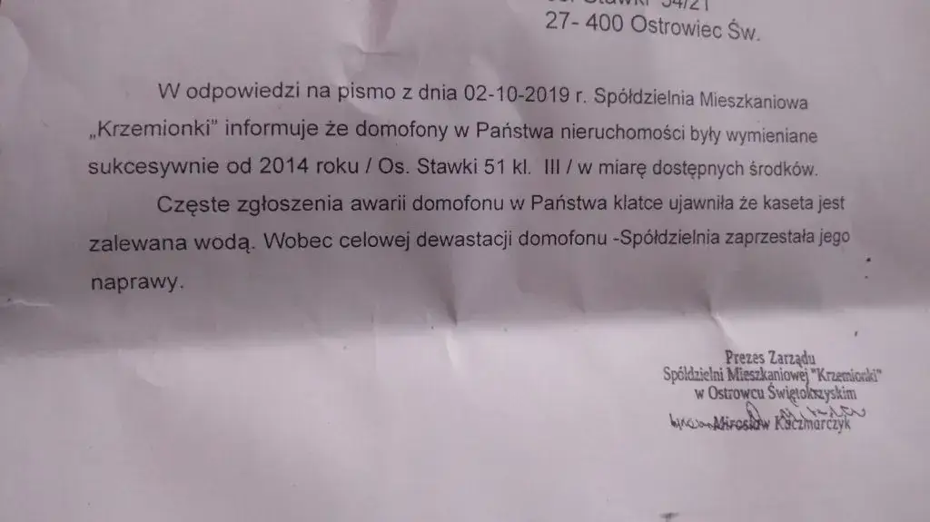 Zdjęcie Gdzie zgłosić niedziałający domofon i uniknąć kosztownych napraw
