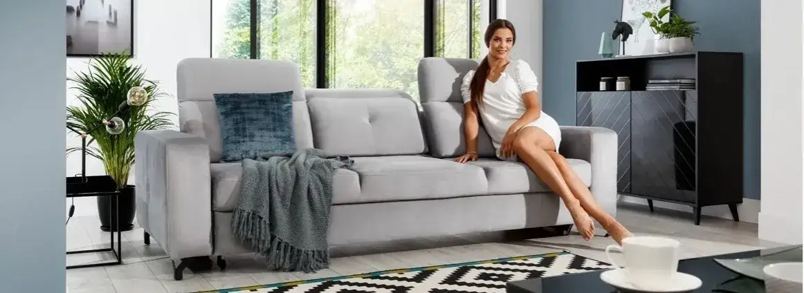 Zdjęcie Jaki dywan do szarej kanapy - stwórz przytulne wnętrze bez błędów