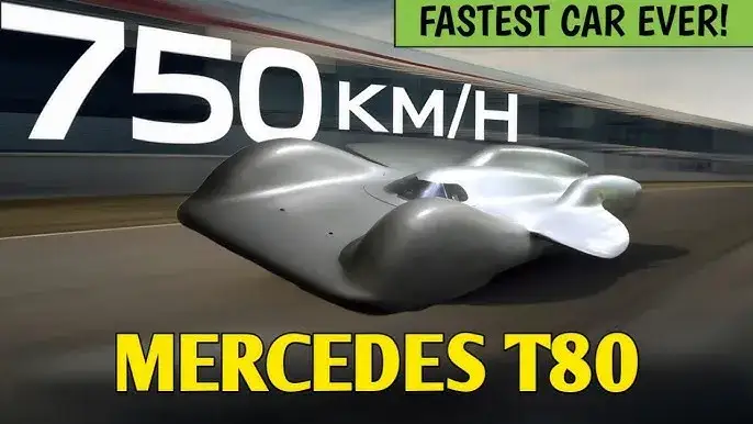 Zdjęcie Mercedes T80 top speed: rekord prędkości, osiągi i historia legendarnego modelu
