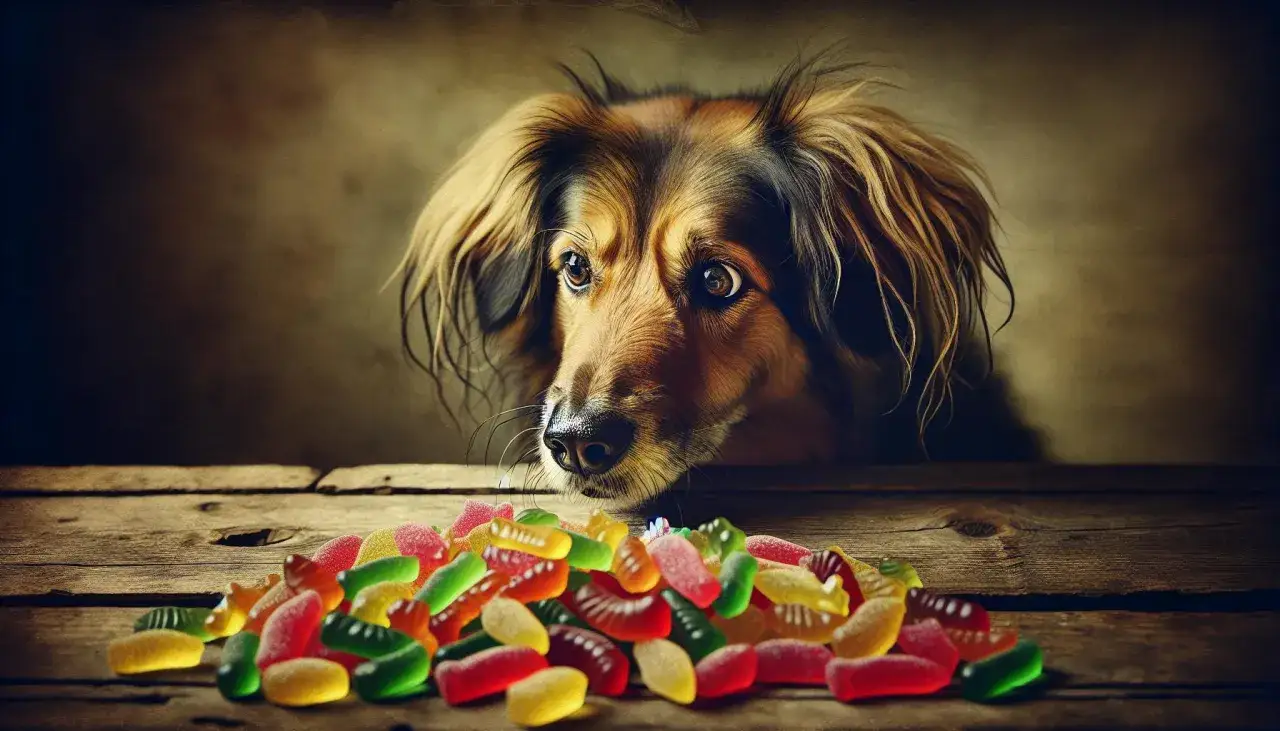 Zdjęcie Czy pies może jeść żelki? Dowiedz się, co może mu zaszkodzić