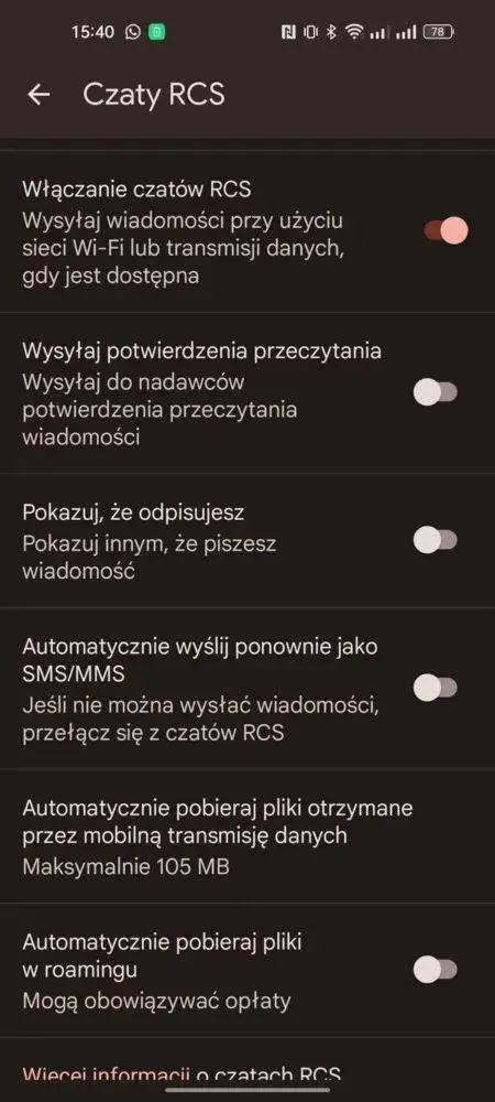 Zdjęcie Jak włączyć czat RCS: Krok po kroku aktywacja na telefonie